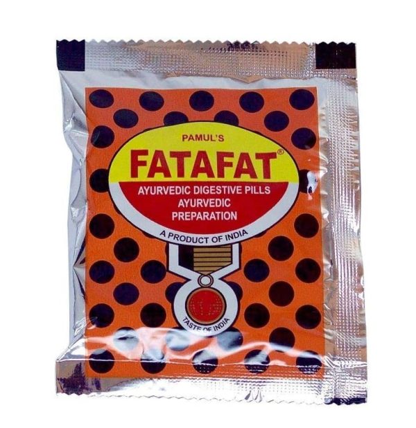 Fatafat Ayurvedic Digestive Pills 10 Packs x 13g Each