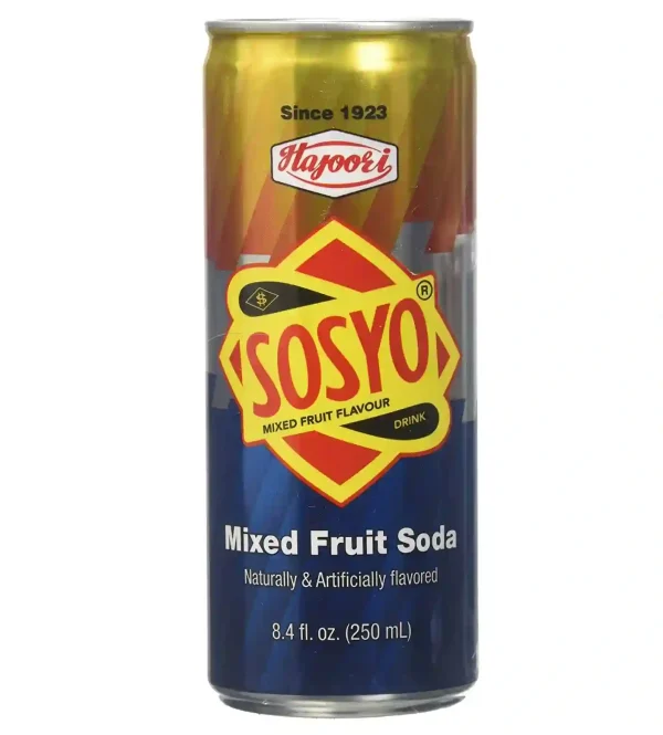 Hajoori Sosyo Mixed Fruit Soda Can 250ml