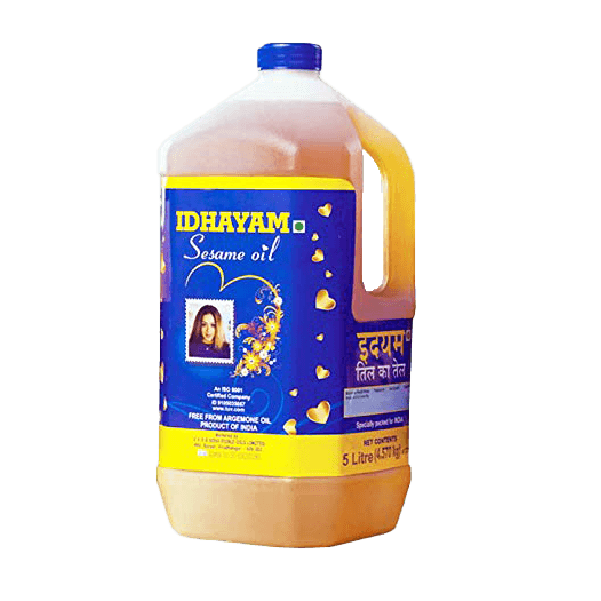 Idhayam Gingelly (Sesame) Oil 5 Ltrs - DesiEmarket : All types of ...