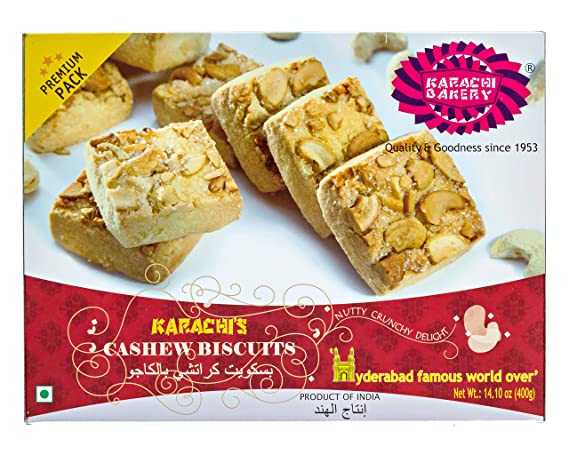 Karachi Bakerys Cashew Biscuits 400gm