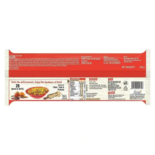 Maggi Nutri Licious Oats Masala Noodles, 290gm 2