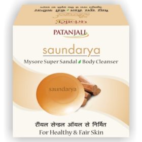 Patanjali Saundarya Mysore Super Sandal Body Cleanser 75gm