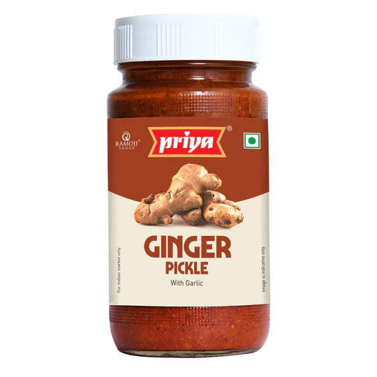 Priya Ginger Pickle with Garlic 300gm