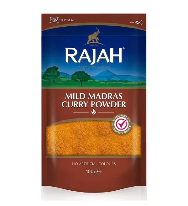 Rajah Mild Madras Curry Powder 100gm