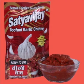 Satyavijay Toofani Garlic Chutney Tikhi Tez (HOT)