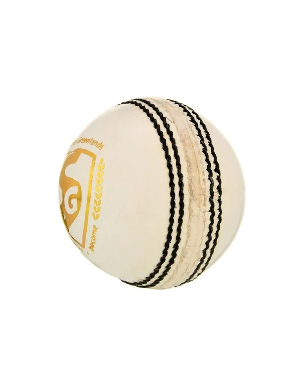 SG-Club™-White-High-Quality-Four-Piece-Water-Proof-Cricket-Leather-Ball-3