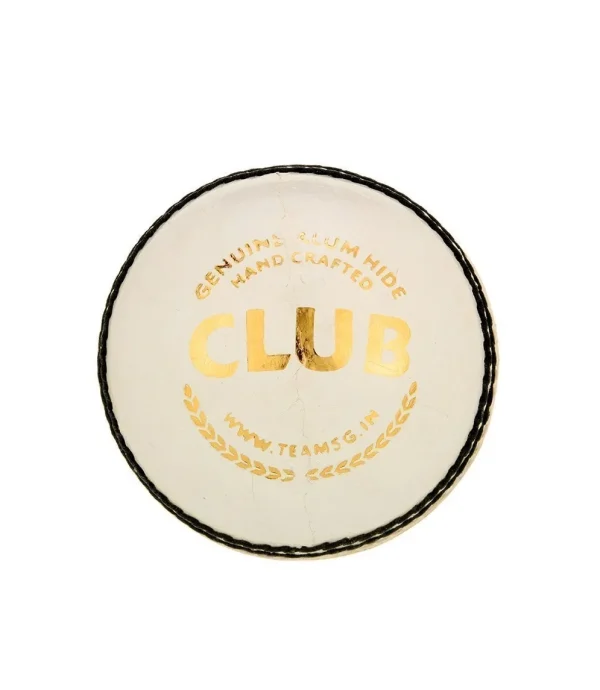 SG-Club™-White-High-Quality-Four-Piece-Water-Proof-Cricket-Leather-Ball-e1659447098531