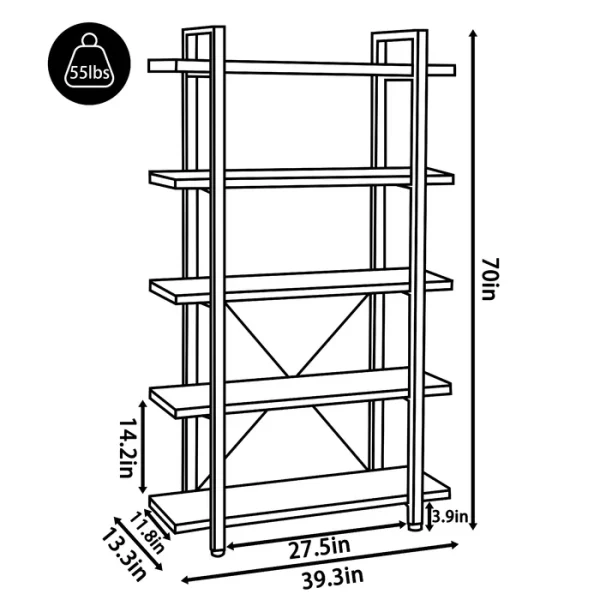 Menchaca-Steel-Etagere-Bookcase-5-Shelves-5