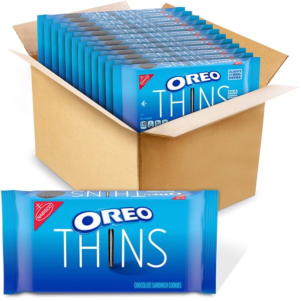 Oreo Thins Chocolate Sandwich Cookies 12 10.1 oz Packs