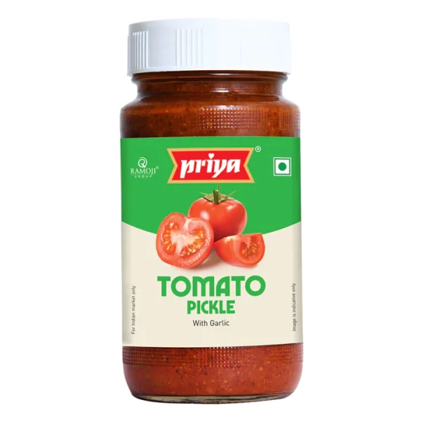 Priya Tomato Pickle with garlic 300gm