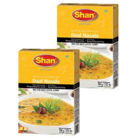 Shan Recipe and Seasoning Mix Daal Masala 3.52oz 100g Pack of 2