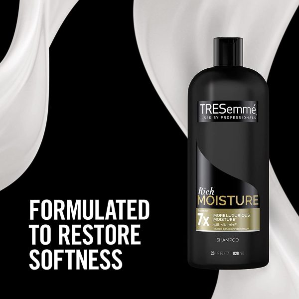TRESemme Shampoo for Dry Hair Rich Moisture Shampoo 28 oz 3