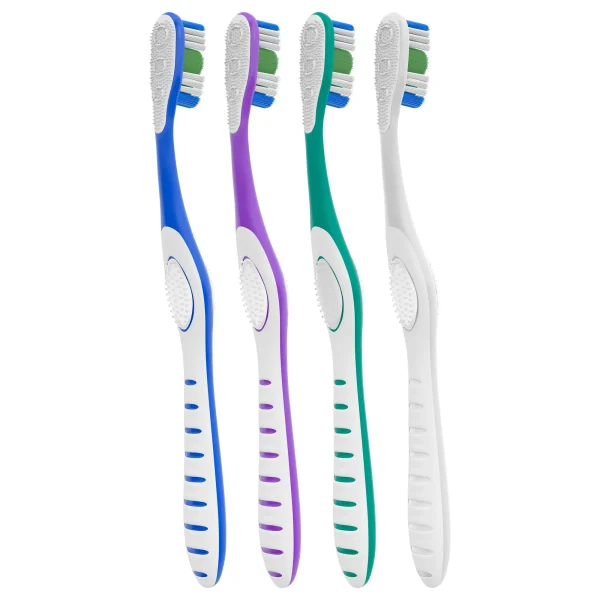 Colgate 360° Manual Toothbrush with Tongue and Cheek Cleaner, Soft, 5 Count 7
