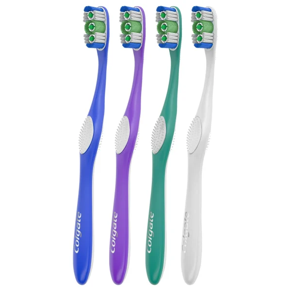 Colgate 360° Manual Toothbrush with Tongue and Cheek Cleaner, Soft, 5 Count 9