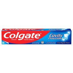 Colgate Cavity Protection Toothpaste with Fluoride, Great Regular Flavor, 6oz