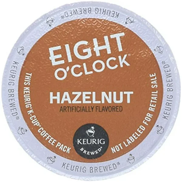 48 Count Eight O'Clock Hazelnut Coffee k Cup For KEURIG Brewers