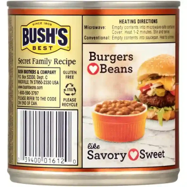 Bush's Original Baked Beans, Canned Beans, 16oz 2