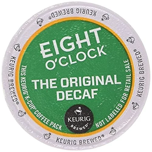 Eight O'Clock Decaf Original Medium Roast, Keurig Coffee Pods