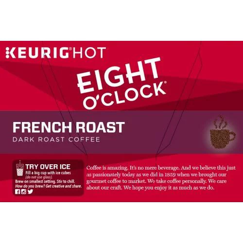 Eight O'Clock French Roast K Cup Coffee Pods, Dark Roast, 12 Ct. 2