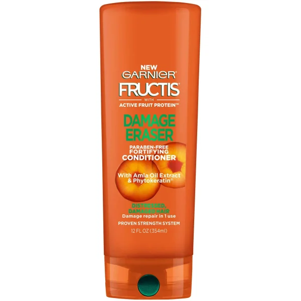 Garnier Fructis Damage Eraser Fortifying Conditioner with Amla Oil Extract, 12 fl oz