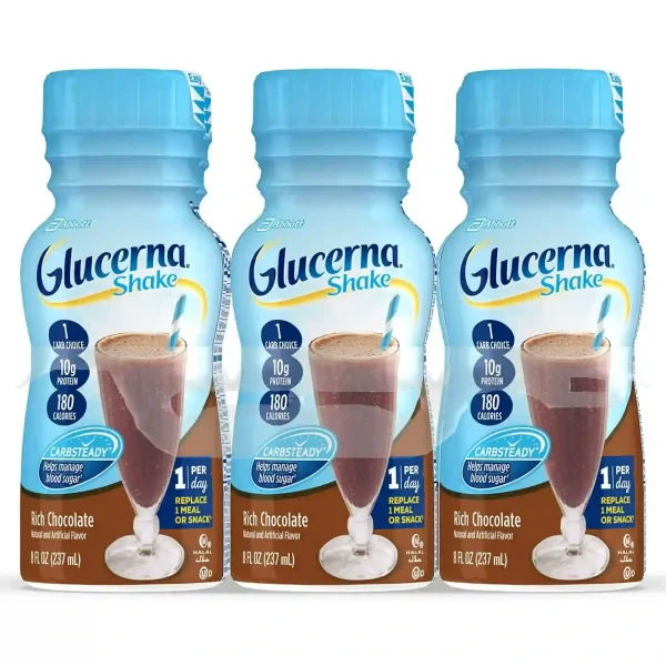 Glucerna rich Chocolate Shake 8 fl oz, 24 bottles