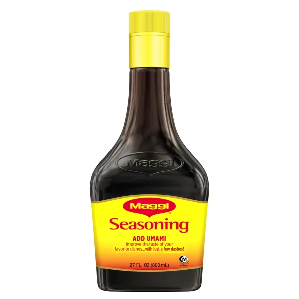 Maggi Liquid Seasoning Sauce, Adds Umami Flavoring, No Added MSG, 27oz