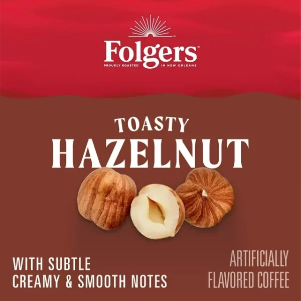 Folgers Hazelnut Ground Coffee, 11.5oz 2