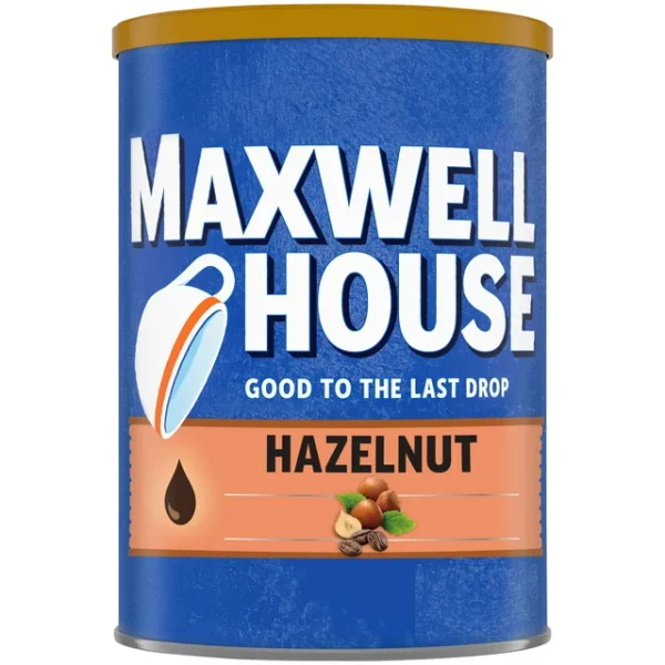 Maxwell House Hazelnut Ground Coffee, 11oz Canister