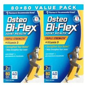 Osteo Bi Flex Triple Strength with Vitamin D Twin Pack 80×2, 160 Count