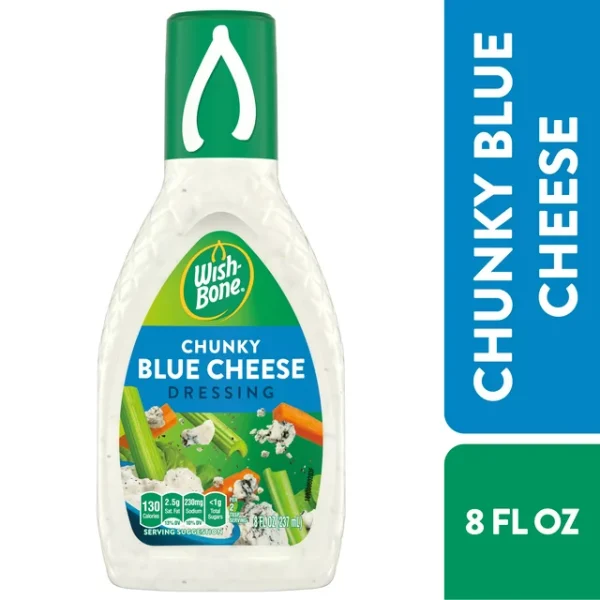 Wish Bone Chunky Blue Cheese Dressing, 8 FL OZ