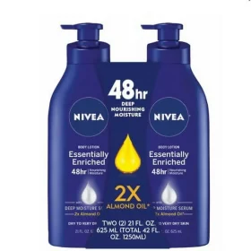 NIVEA Body Lotion Essentially Enriched, 21oz (2 Pack)